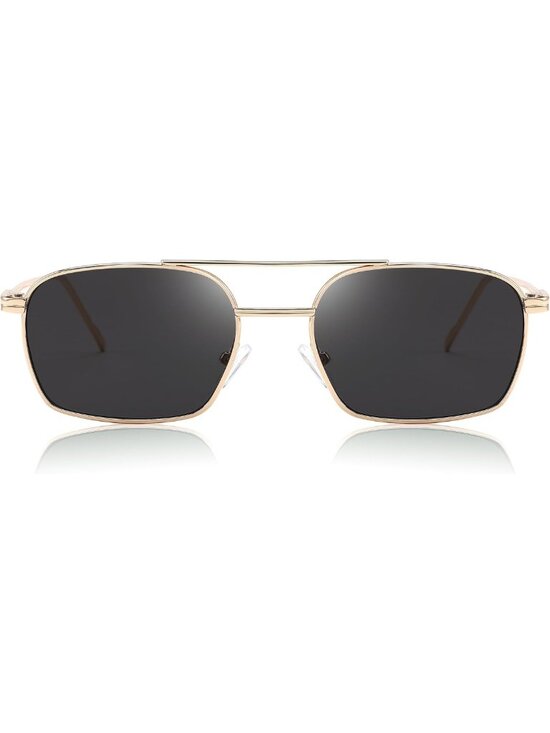 Trendy Retro Square Aviator Sunglasses for Women & Men - Metal Frame, Candy Lens main image 7
